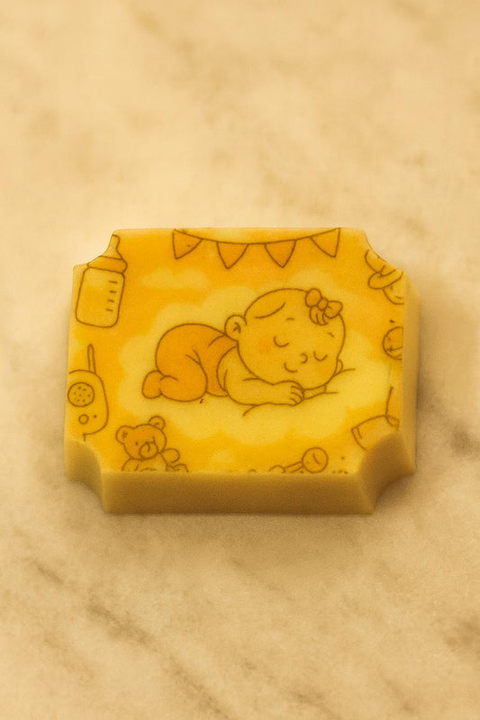 Foto Bonbon Rechthoek Geboorte Meisje