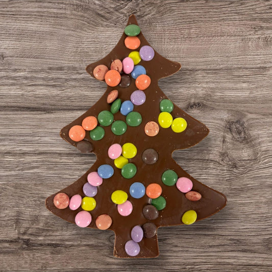 Kerstboom Reep – Witte chocolade met Mini choco's
