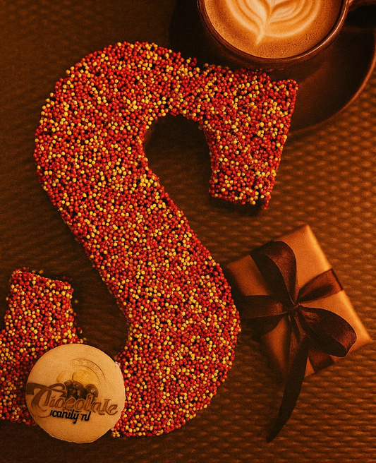 Chocolade Letter S Musketzaad met Logo